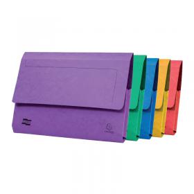 Exacompta Europa Pocket Wallet Foolscap Assorted A (Pack of 25) 4790 GH4790