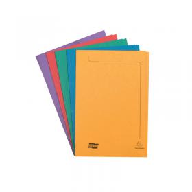 Europa Square Cut Folder 300 micron Foolscap Assorted (Pack of 50) 4820 GH4820