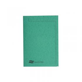 Europa Square Cut Folder 300 micron Foolscap Green (Pack of 50) 4823 GH4823