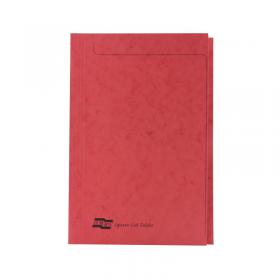 Europa Square Cut Folder 300 micron Foolscap Red (Pack of 50) 4828 GH4828