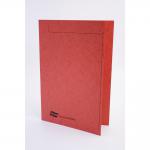 Europa Square Cut Folder 300 micron Foolscap Red (Pack of 50) 4828 GH4828