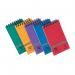 The photograph shows a pack of 20 assorted Europa Wirebound Clairefontaine Europa Minor Notepads. Each notepad measures 127x76mm and has a vibrant color cover. The wire binding keeps the pages secure and the compact size makes it easy to carry around.