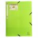 Exacompta Forever Elasticated 3 Flap Folder Lime (Pack of 15) 551573E