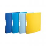 Exacompta Bee Blue Ring Binder 2-Ring 30mm Spine PP Assorted (Pack of 12) 54140E GH54140