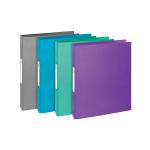Exacompta Teksto Ring Binder 30mm 2 Ring A4 Assorted (Pack of 10) 54650E GH54650