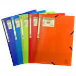 Exacompta Forever Elasticated 3 Flap Folder Assorted (Pack of 15) 551570E GH55157