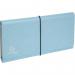 Exacompta Aquarel Expanding Pocket Organiser 26x13cm Assorted (Pack of 4) 58660E GH58660