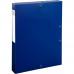 Exacompta Bee Blue Box File 40mm Spine PP A4 Assorted (Pack of 8) 59140E GH59140