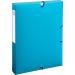 Exacompta Bee Blue Box File 40mm Spine PP A4 Assorted (Pack of 8) 59140E GH59140