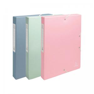 Exacompta Autentik Filing Box 40mm Spine A4 Assorted 59339E GH59339