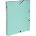 Exacompta Aquarel Exabox 40mm Box File Glossy Card A4 Assorted (Pack of 8) 59560E GH59560