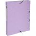 Exacompta Aquarel Exabox 40mm Box File Glossy Card A4 Assorted (Pack of 8) 59560E GH59560