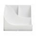 Exacompta Autentik Multi Compartment Pen Box White 69513D GH69513