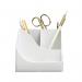 Exacompta Autentik Multi Compartment Pen Box White 69513D GH69513