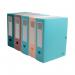 Exacompta Skandi Recycled Filing Box 100mm Spine A4 Assorted (Pack of 4) 89470E GH89470