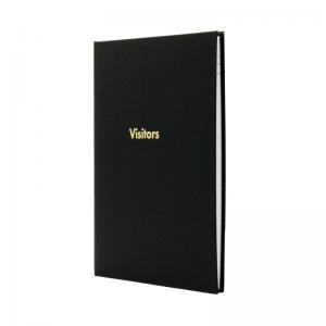 Exacompta Guildhall Company Visitors Book 160 Pages Black 1809 GHT253