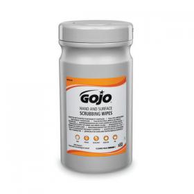 Gojo Hand and Surface Scrubbing Wipes Canister (Pack of 80) 9680-06-EEU GJ29300