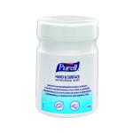 Purell Hand/Surface Antimicrobial Wipes Tub (Pack of 270) 92270-06-EEU GJ29449