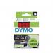 Dymo 40917 D1 9mm x 7m Black on Red Tape 10074J