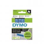 Dymo 45016 D1 12mm x 7m Black on Blue Tape 10089J
