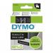 Dymo 45021 D1 12mm x 7m White on Black Tape 10094J