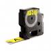 Dymo 45808 19mm x 7m Black on Yellow Tape 10105J