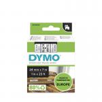 Dymo 53713 24mm x 7m Black on White Tape 10112J
