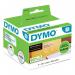 Dymo 99013 36mm x 89mm Address Labels Black On Clear 10180J