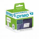 Dymo 99014 54mm x 101mm Shipping Name Badge Labels Black on White 10181J
