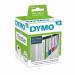 Dymo 99019 59mm x 190mm Large Lever Arch Labels Black On White 10186J