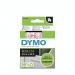 Dymo 45015 D1 12mm x 7m Red on White Tap