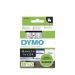 Dymo 53710 24mm x 7m Black on Clear Tape