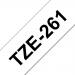 36MM BLACK ON WHITE LABELLING TAPE