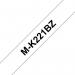 Brother MK221BZ Black on White 8M x 9mm Plastic Tape 12638J