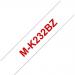 Brother 12mm Red/White Tape MK232BZ