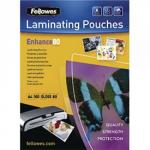 Fellowes 53022 A4 80Mic Adhesive Backed Pouch 100pk