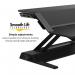 Fellowes 0007901 Lotus Sit Stand Workstation - Black 27877J