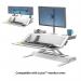 Fellowes 0009901 Lotus Sit Stand Workstation - White 27878J