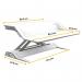 Fellowes 0009901 Lotus Sit Stand Workstation - White 27878J