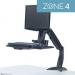 Fellowes 8204601 Easy Glide Sit Stand Work Platform 27885J