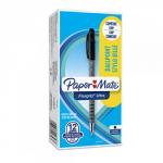 Paper Mate S0190113 Flexgrip Ultra Capped Ballpoint Pen 1mm Black Ink Box of 12