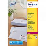 Avery L7651-25 Mini Address Labels 25 sheets - 65 Labels per Sheet