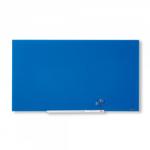Nobo 1905189 Blue Impression Pro Glass Magnetic Whiteboard 1260x710mm