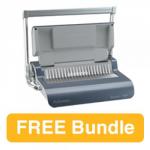 Fellowes Quasar Plus A4 Comb Binder And A4 Covers Bundle