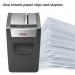 Rexel Momentum X410-SL Cross Cut Slimline Shredder 29523J