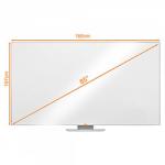 Nobo 1905300 85 Inch Widescreen Nano Clean Whiteboard