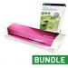 Leitz iLAM Home Office A4 Pink Laminator and Pouches Bundle 29887J