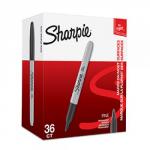 Sharpie 2025040 Fine Black Permanent Pens Box of 36