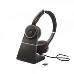 Jabra Evolve 75 UC Bluetooth wireless Stereo headset with Stand