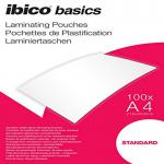 Ibico Basics A4 Standard Laminating Pouches - Pack of 100